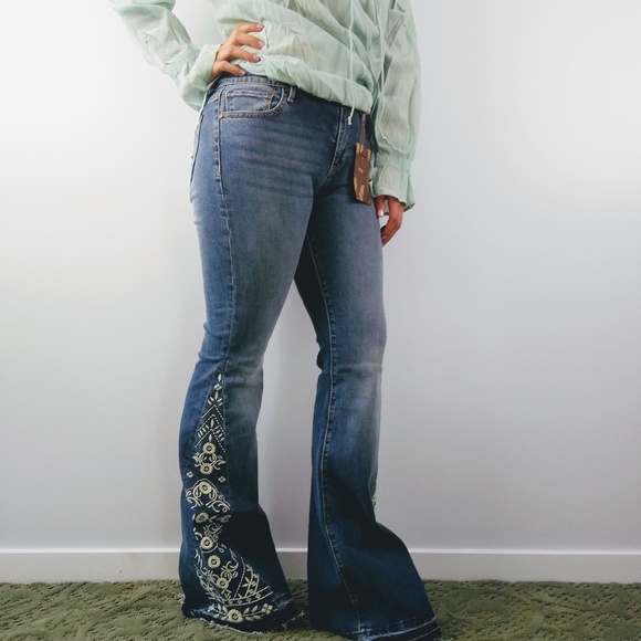 ♥️LAST FEW♥️🌿DRIFTWOOD BELL BOTTOM JEANS🌿 - Picture 5 of 6